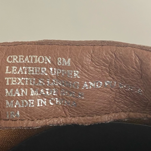 Steve Madden Creation Brown Leather Knee High Boots Women’s Size 8M - Picture 8 of 9